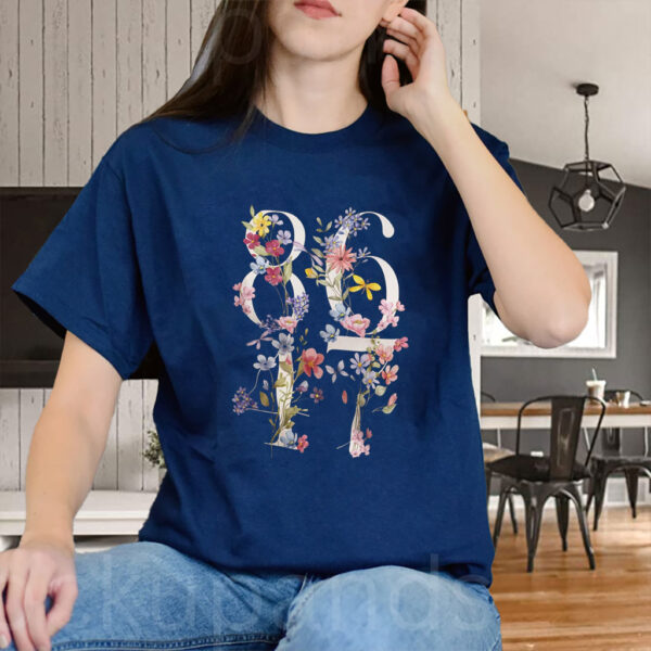 8647 Subtle Anti Trump 86 47 Floral Boho Style Cute T-Shirt