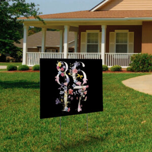 8647 Subtle Anti Trump 86 47 Floral Boho Style Cute Yard Sgin