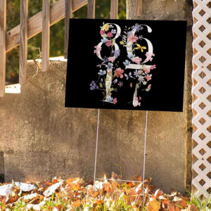 8647 Subtle Anti Trump 86 47 Floral Boho Style Cute Yard Sgin