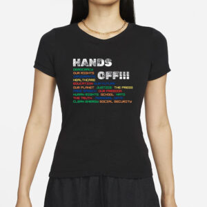 Education Hands Off, Hands Off Protest Shirt