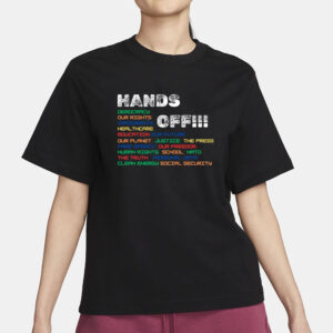 Education Hands Off, Hands Off Protest Shirt