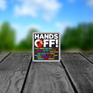 Environmental Rights, Save Public Lands, Hands Off Protest Sticker ,Car Magnet