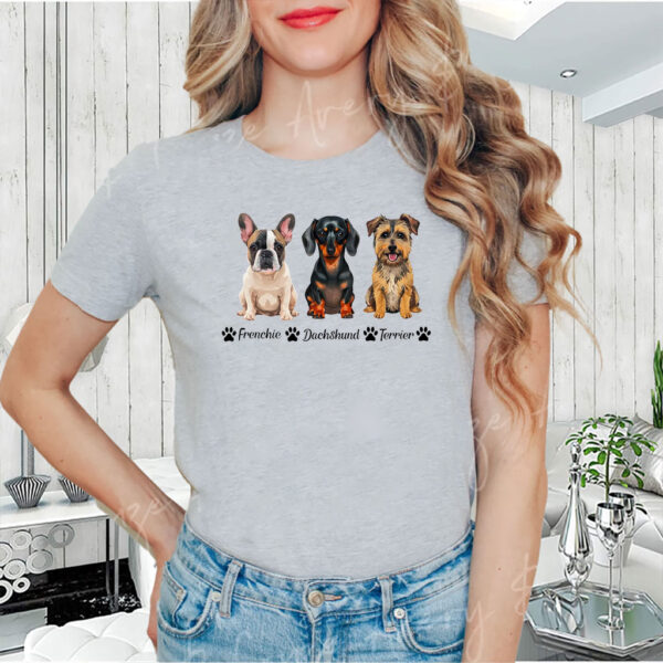 Frenchie Dachshund Terrier, Subtle FDT T-Shirt