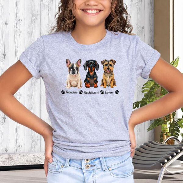 Frenchie Dachshund Terrier, Subtle FDT T-Shirt