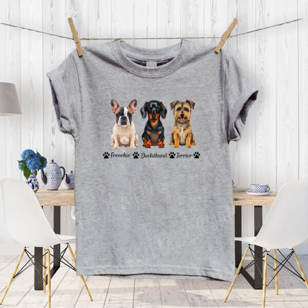 Frenchie Dachshund Terrier, Subtle FDT T-Shirt