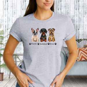 Frenchie Dachshund Terrier, Subtle FDT T-Shirt
