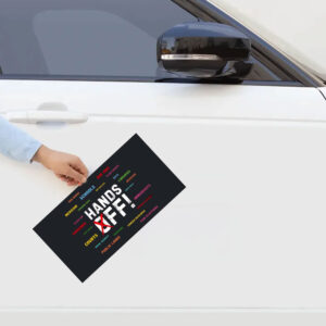 Hands Off Medicare Social Security, Hands Off Protest Sticker