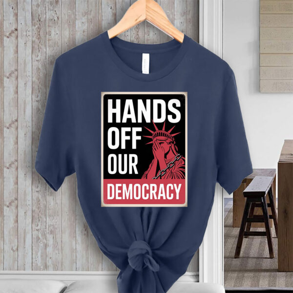 Hands Off Our Democracy Resist Protest 2025 Yard Sign
