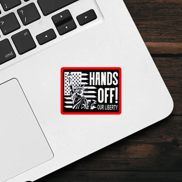 Hands Off Our Liberty, Anti-Trump Political Protest 2025 Sticker, Car Magnet