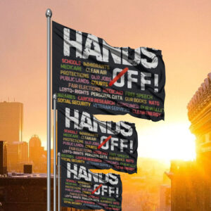 Hands Off Protest 2025 Flag