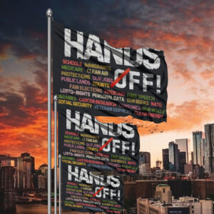 Hands Off Protest 2025 Flag