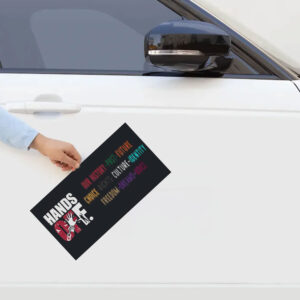 Hands Off Protest-Anti-Government Control Sticker