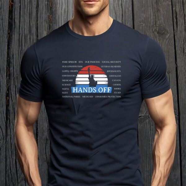 Hands Off Protest, Anti-Trump Anti-Maga Resistance 2025 T-Shirt