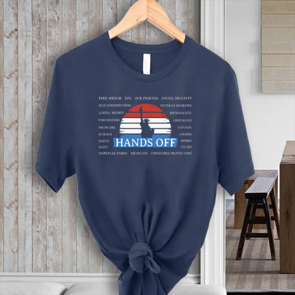 Hands Off Protest, Anti-Trump Anti-Maga Resistance 2025 T-Shirt