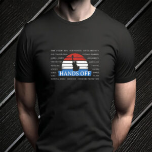 Hands Off Protest, Anti-Trump Anti-Maga Resistance 2025 T-Shirt