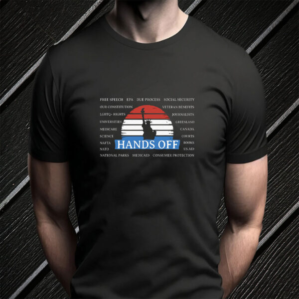 Hands Off Protest, Anti-Trump Anti-Maga Resistance 2025 T-Shirt