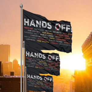 Hands Off Protest-Environmental Rights Flag
