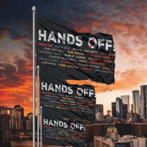 Hands Off Protest-Environmental Rights Flag