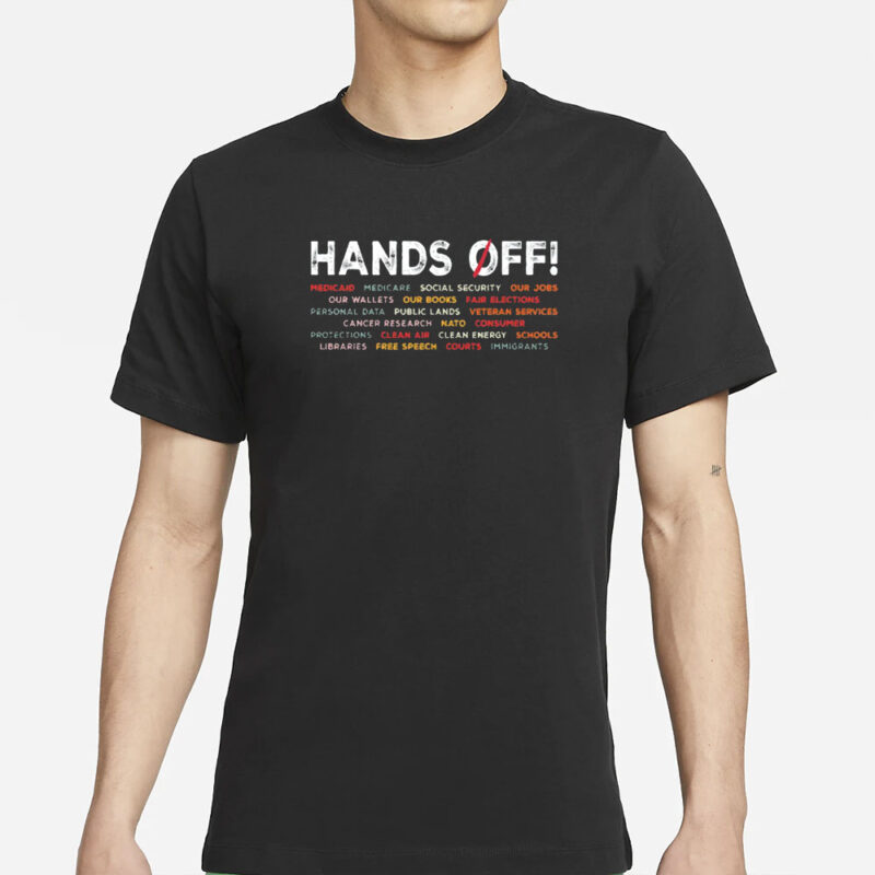Hands Off Protest-Environmental Rights T-Shirt