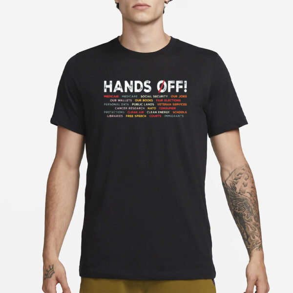 Hands Off Protest-Environmental Rights T-Shirt