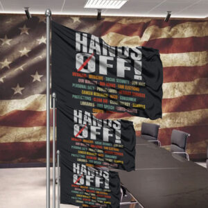 Hands Off Protest-Political Activism Flag