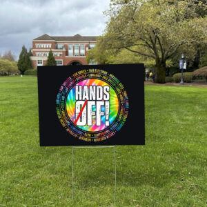 Hands Off Protest, Political Activism, Save Public Lands 2025 Yard Sign