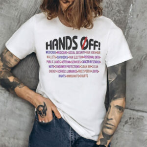 Hands Off Protest Social Security Essential 2025 T-Shirt