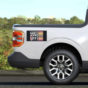 Hands Off Protest Sticker, Political Activism Sticker