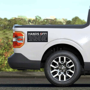 Hands Off Protest-Subtle Anti Trump Sticker