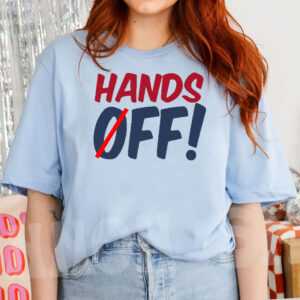 Hands Off! Vintage Wash Design T-Shirt