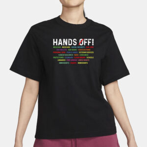 Medicaid Medicare Social Security, Hands Off Protest Shirt