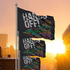 Medicare Social Security Free, Hands Off Protest Flag