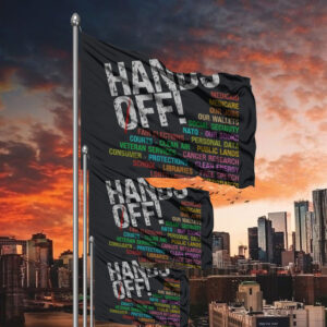 Medicare Social Security Free, Hands Off Protest Flag