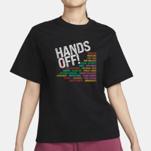 Medicare Social Security Free, Hands Off Protest Shirt