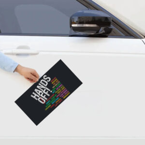 Medicare Social Security Free, Hands Off Protest Sticker
