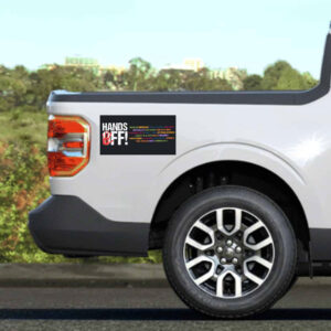 Political Hands Off Protest 2025 Sticker