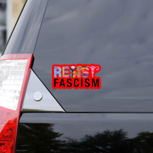 Resist Fascism, Civil Rights Equality Reproductive Justice Feminist Sticker, Car Magnet