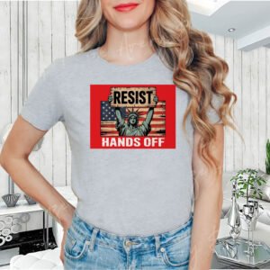 Resist Hands Off, Civil Rights Equality Reproductive Justice Feminist T-Shirt