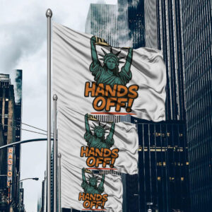 Resist Hands Off Statue of Liberty Flag