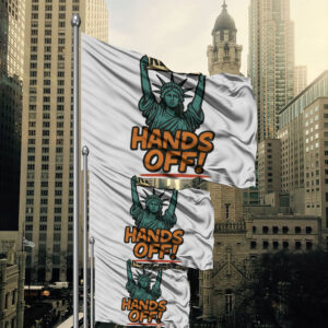 Resist Hands Off Statue of Liberty Flag