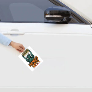 Resist Hands Off Statue of Liberty Sticker