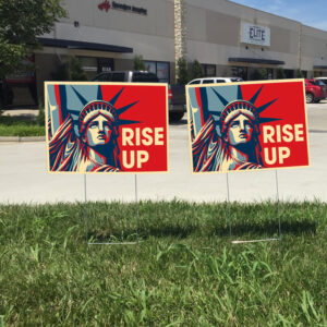 Resistance Nope To Fascism, Anti Trump 2025 Yard Sign