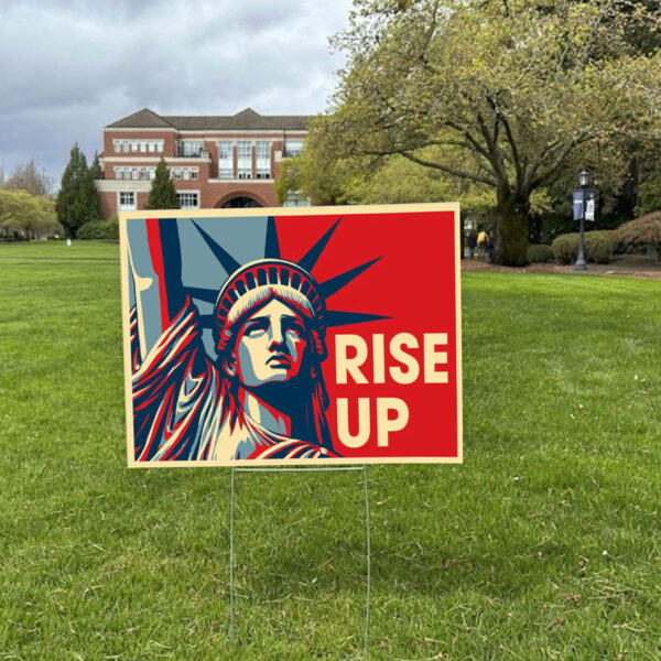 Resistance Nope To Fascism, Anti Trump 2025 Yard Sign