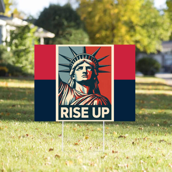 Resistance Nope To Fascism Protest, Anti-Trump 2025 Yard Sign