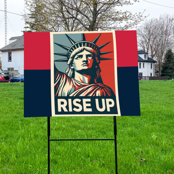 Resistance Nope To Fascism Protest, Anti-Trump 2025 Yard Sign