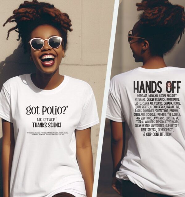 Science, got polio, Musk Protest T-Shirt