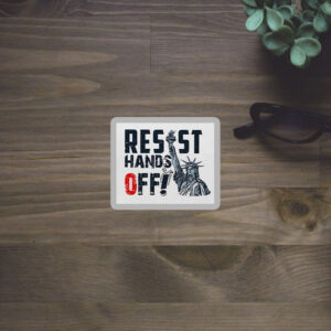 Statue of Liberty resist hands off 2025 Sticker ,Car Magnet