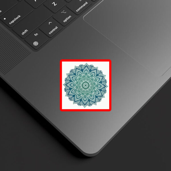 Subtle Anti Trump Fascist FDT Mandala Political Sticker, Car Magnet