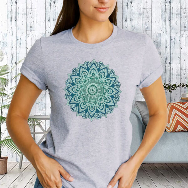 Subtle Anti Trump Fascist FDT Mandala Political T-Shirt