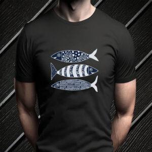 Subtle Anti Trump, Sardine Resistance, Hidden Message FDT 8647 Fish T-Shirt